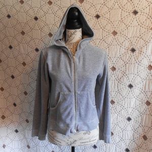 FREE GUC Allen Allen Soft Grey Hooded Zip Up MP
